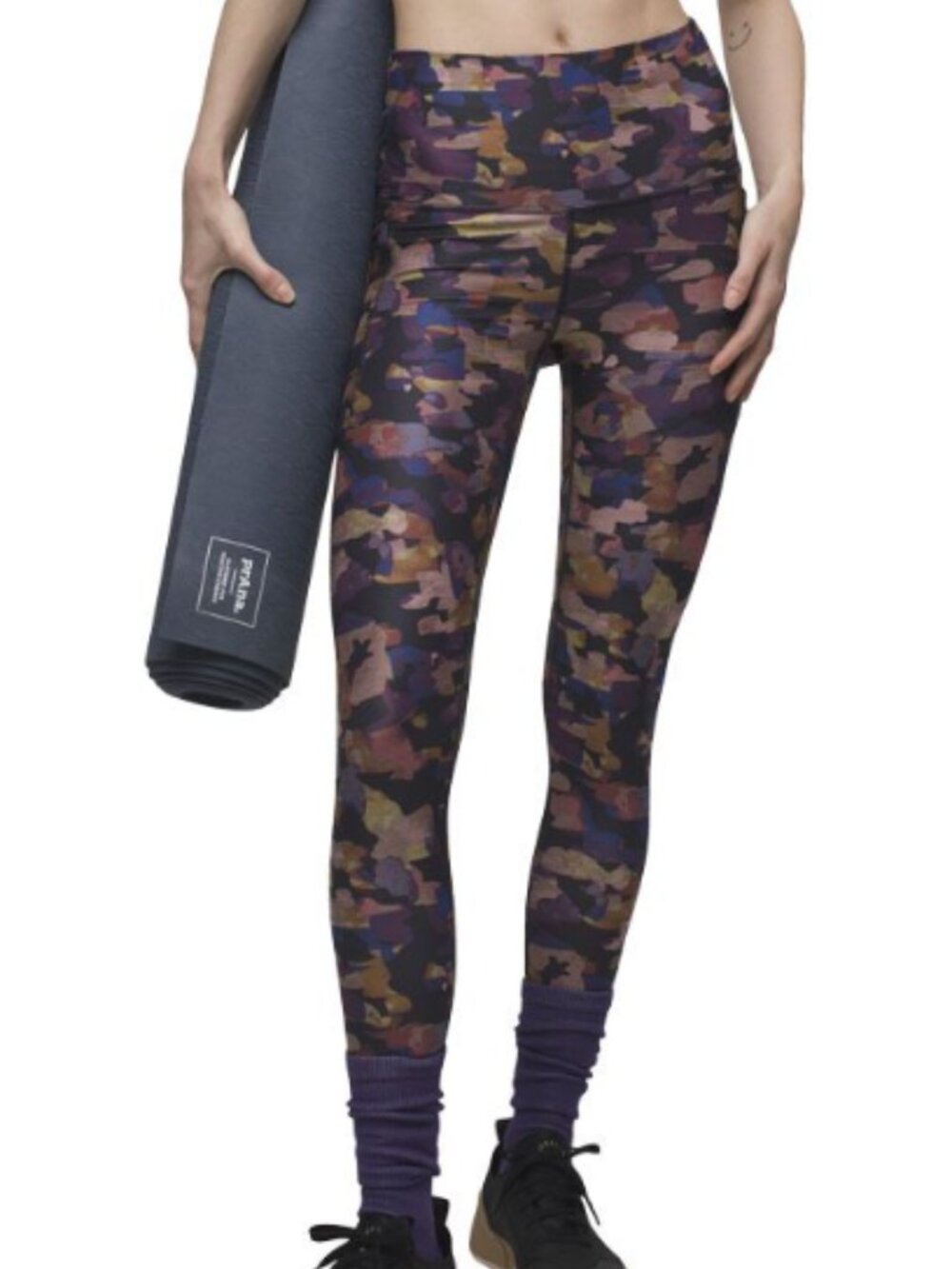 prAna Fall Daze Luxara Impresa Pocket Yoga Legging Pilates Activewear Size M